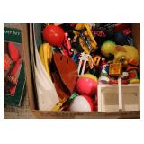 Box of vintage kids toys...