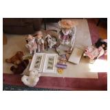Decorative dolls, teddy bears, and ...