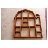 house shaped display shelf 27"tall ...