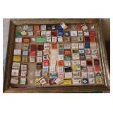vintage match book collection frame...
