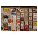 vintage match book collection frame...
