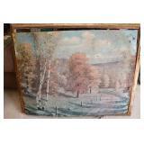 vintage match book collection frame...