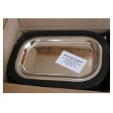 4 stainless steel hot plates new in...