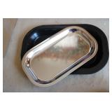 4 stainless steel hot plates new in...