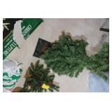 Mini christmas trees, light up star...