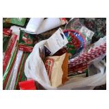 Christmas crafting supplies ribbon,...