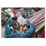 Christmas crafting supplies ribbon,...