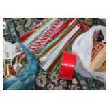 Christmas crafting supplies ribbon,...