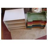 2 organization shelves...