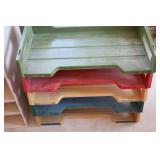 2 organization shelves...