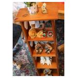 decorative shelf with all contents...