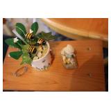 decorative shelf with all contents...