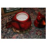 Fat Cardinal cookie jar...