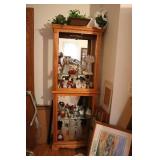 Wooden Glass display case shelf wit...