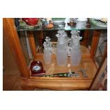 Wooden Glass display case shelf wit...