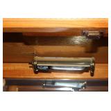 Wooden Glass display case shelf wit...