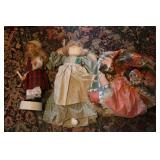 3 decorative dolls...