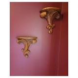 Wall Sconce Display Shelf, pair