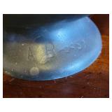 Art Nouveau Spelter Angel with Dragonfly Vase ~ A. Brossy