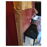 Antique Ornate Gold Gilt Trumeau Mirror ~ La Bonne Mere