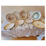 Hand Painted Porcelain Plate Collection