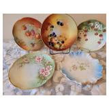 Hand Painted Porcelain Plate Collection ~ 5