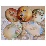 Hand Painted Porcelain Plate Collection ~ 5