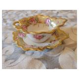 Elegant Hand Painted Nippon Sauce Bowl ~ 2 pc