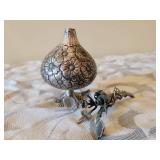 Silver Repousse Damar 900 Rose Water Sprinkler