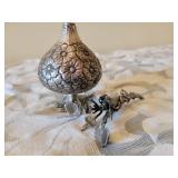 Silver Repousse Damar 900 Rose Water Sprinkler