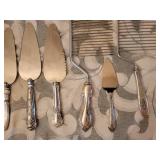 Sterling Silver Dessert Serving Pieces ~ Cake Knives * Pie Servers * Pudding Spoon