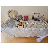 Extensive Silverplate Serving Accessories
