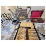 Extensive Silverplate Serving Accessories