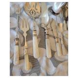 Mother of Pearl Handle Serving Pieces