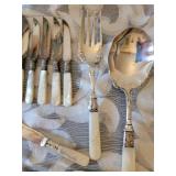 Mother of Pearl Handle Serving Pieces