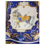 Hermes Silk Scarf with Box ~ Cheval Turc L