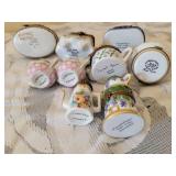 Limoges Porcelain Trinket Box Collection ~ Tea Pot Theme