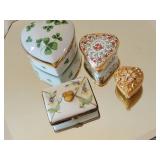 Love Heart Theme Trinket Box Collection ~ Limoges * Jay Strongwater * Halcyon