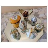 Bird and Egg Theme Trinket Box Collection ~ Limoges * Halcyon