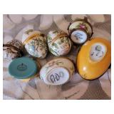 Bird and Egg Theme Trinket Box Collection ~ Limoges * Halcyon