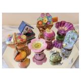 Flower Garden Theme Trinket Box Collection ~ Limoges * Jay Strongwater