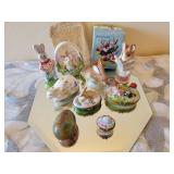 Bunny and Mouse Trinket Box and Figurine Collection ~ Limoges