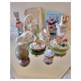 Bunny and Mouse Trinket Box and Figurine Collection ~ Limoges