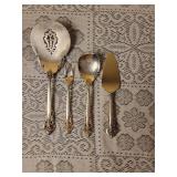 Wallace Grand Baroque Sterling Silver 4 pc Hostess Set ~ 170 grams