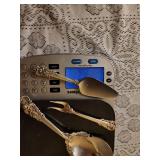 Wallace Grand Baroque Sterling Silver 4 pc Hostess Set ~ 170 grams