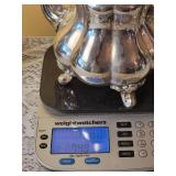 Sterling Silver Tea Service with sp Tray ~ 2441 grams