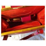 Vintage Red Kelly Handbag by Evans