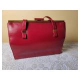 Vintage Red Kelly Handbag by Evans