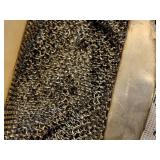 Antique Art Deco Silver Chain Mail Handbag Collection and GF Cigarette Holder