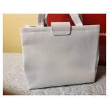 Salvatore Ferragamo White Vara Handbag Purse * AQ218252